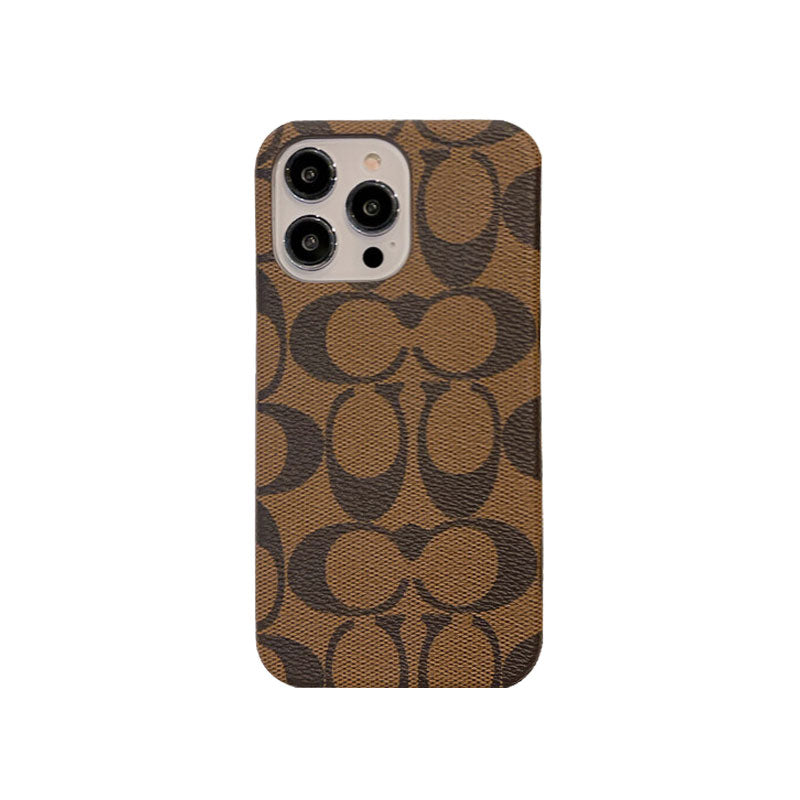 Klasické klasické puzdro na iPhone káva -JDK241426