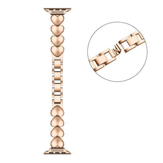 Aphrodite Heart Edelstahlarmband für Apple Watch