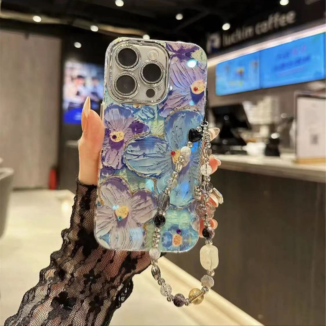 Coque et skin iPhone Fleur