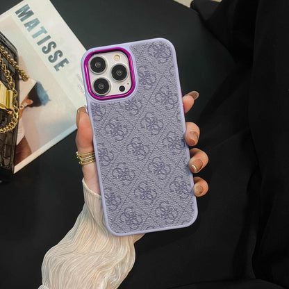 Custodia viola di lusso per iPhone-MD231025