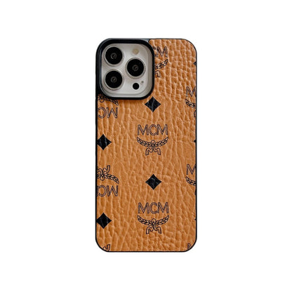 Pouzdro MCM iPhone žluté-MCK240603