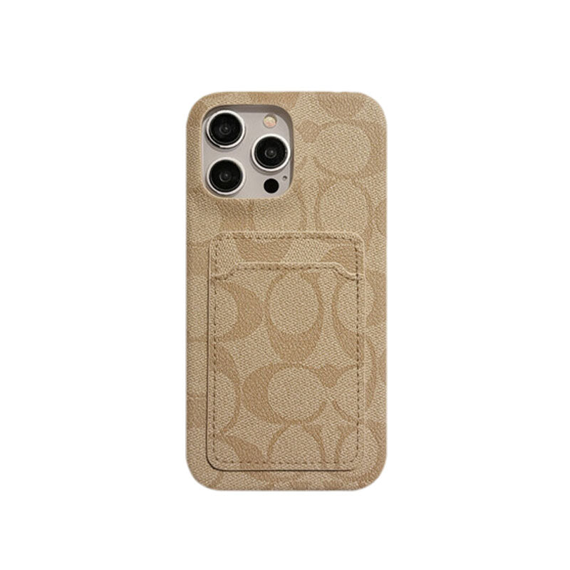 Klassisk klassisk iPhone-deksel med kortholder Hvit -JQB240330
