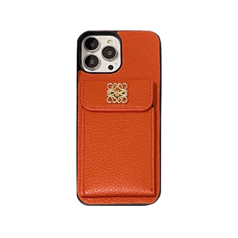 Luxe iPhone-hoesje met kaarthouder Zwart-QBK240603
