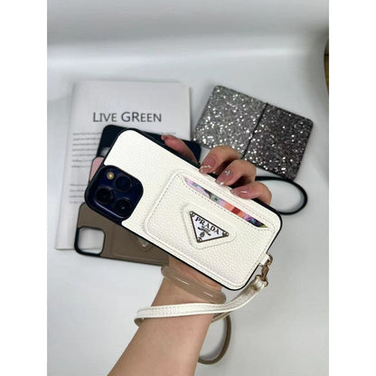 Luksusowe etui na karty w czterech kolorach do iPhone'a