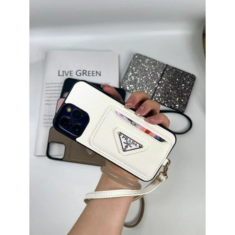 Luksusowe etui na karty w czterech kolorach do iPhone'a