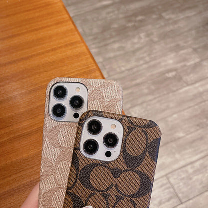 Klasické klasické puzdro na iPhone káva -JDK241426