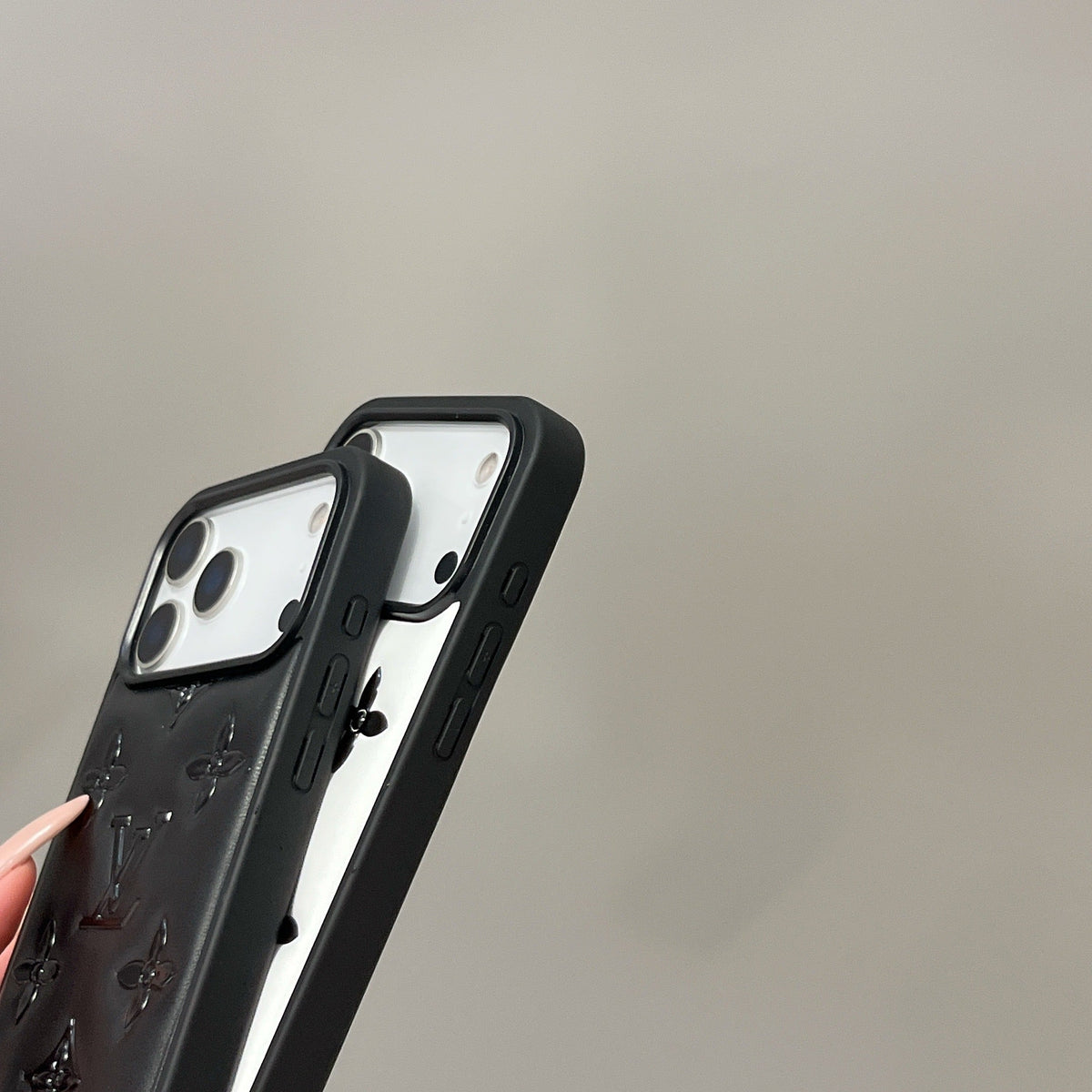 Luksus 3D-preget designer-iPhone-deksel