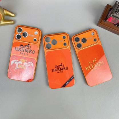 H Luxury Orange Série Coque et skin iPhone