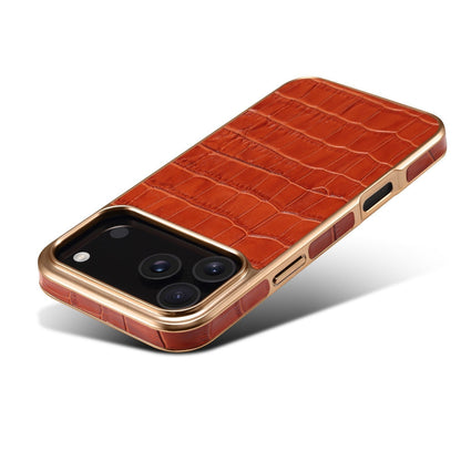 Croc-reljefna kožna torbica za iPhone