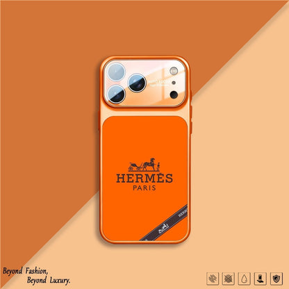 H Luxury Orange Série Coque et skin iPhone