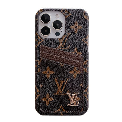 Luxusní Card Bag Klasické pouzdro na iPhone