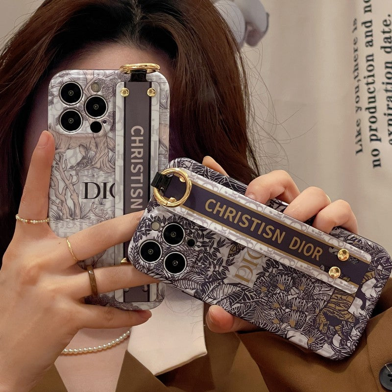 Husă pentru iPhone cu brățară clasică de modă