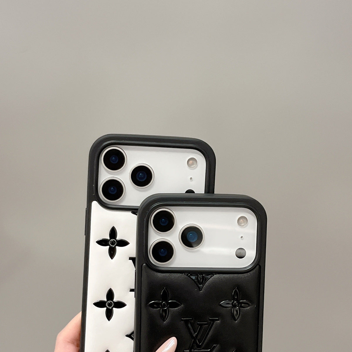 Luksus 3D-preget designer-iPhone-deksel