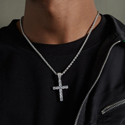 Iced Cross Necklace