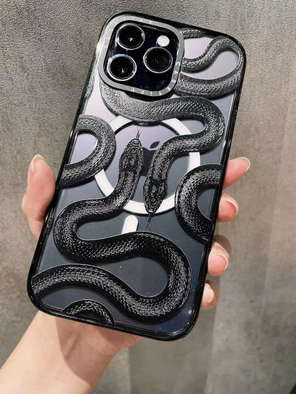 MUSTA KINGSNAKE iPHONE KOTELO