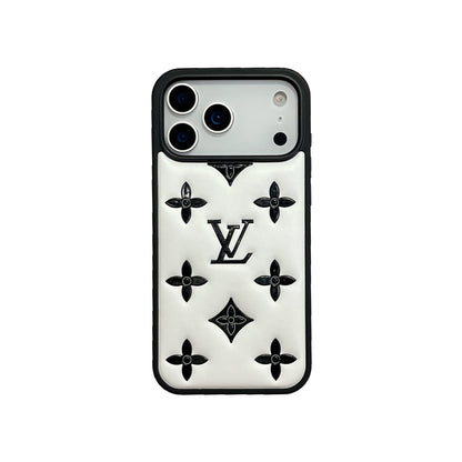 Luksus 3D-preget designer-iPhone-deksel