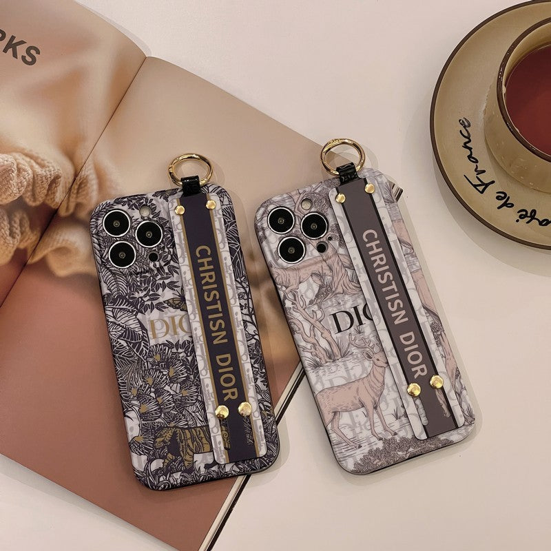 Husă pentru iPhone cu brățară clasică de modă