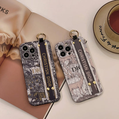 Husă pentru iPhone cu brățară clasică de modă