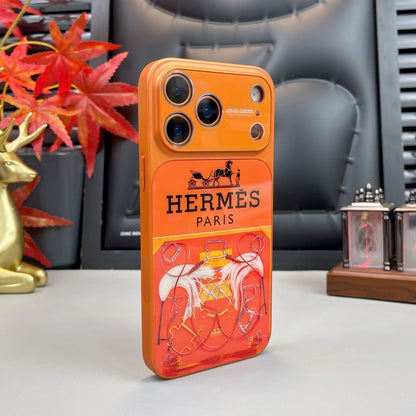 H Luxury Orange Série Coque et skin iPhone