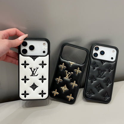 Luksus 3D-preget designer-iPhone-deksel