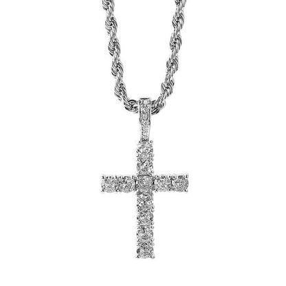 Iced Cross Necklace