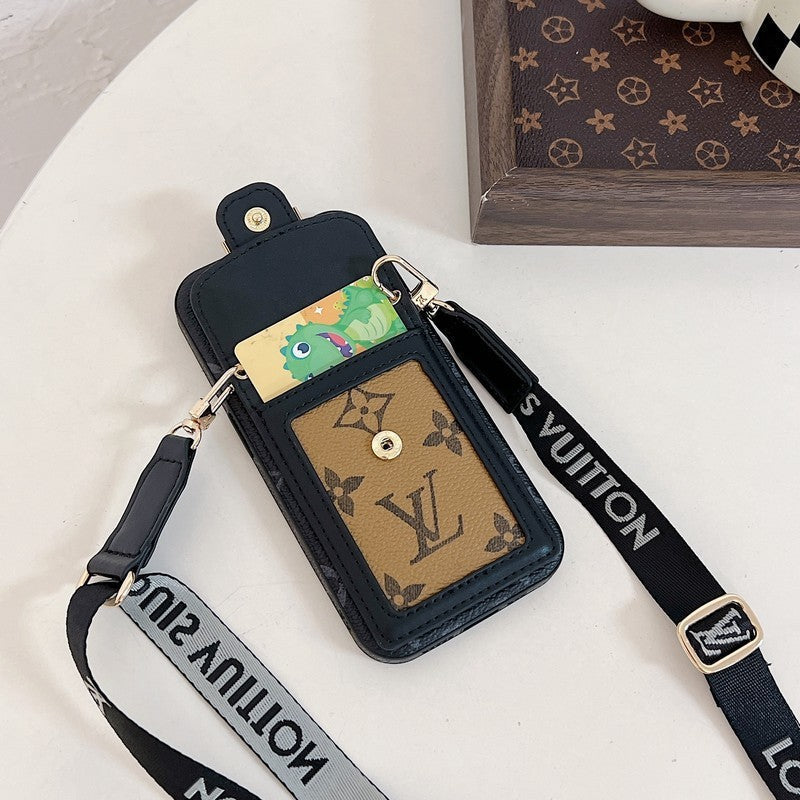 Luxe kaarthouder Crossbody iPhone-hoesje