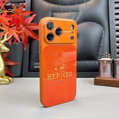 H Luxury Orange Série Coque et skin iPhone