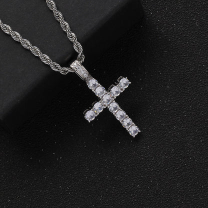Iced Cross Necklace