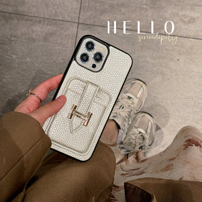 Kožené puzdro na iPhone H Card Holder