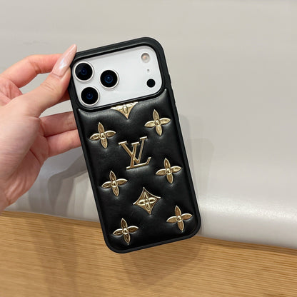 Luksus 3D-preget designer-iPhone-deksel