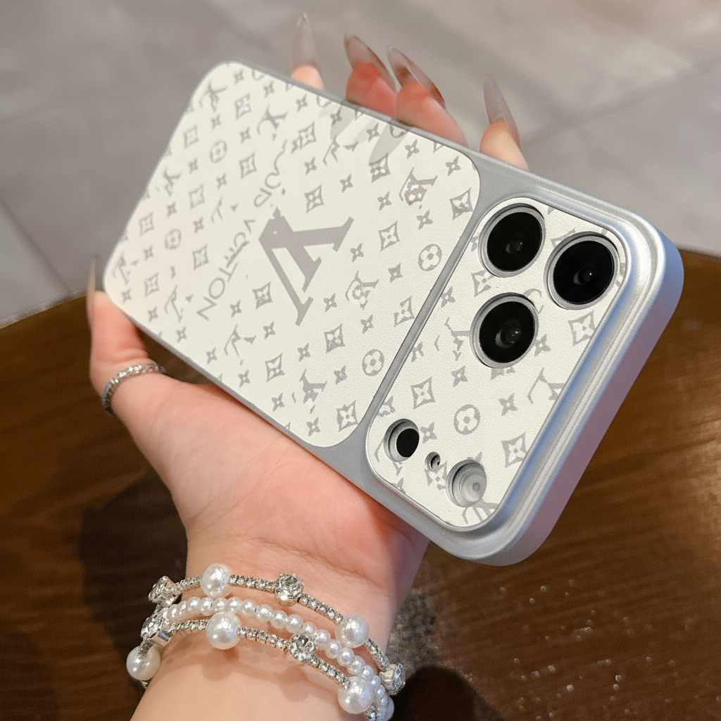 Coque iPhone de luxe à motif en relief