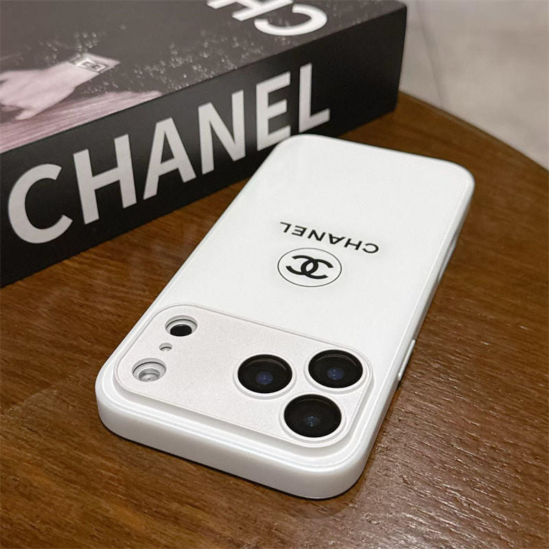 Funda para iPhone Classic Minimalist Luxe - Edición blanca brillante