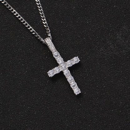 Iced Cross Necklace
