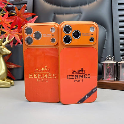 H Luxury Orange Série Coque et skin iPhone