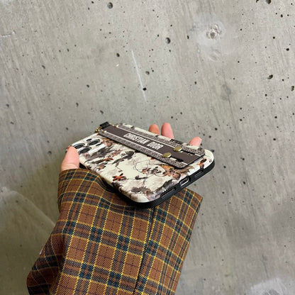 Husă pentru iPhone cu brățară de frunze de arțar de modă
