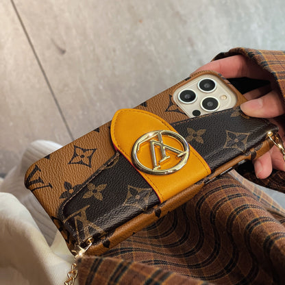 Luxusné puzdro na iPhone CrossBody Card Holder