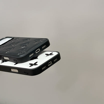 Luksus 3D-preget designer-iPhone-deksel