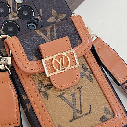 Luxe kaarthouder Crossbody iPhone-hoesje