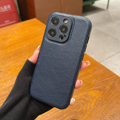 Premium vintage lær iPhone-deksel – Soft Touch støtsikkert beskyttelsesdeksel