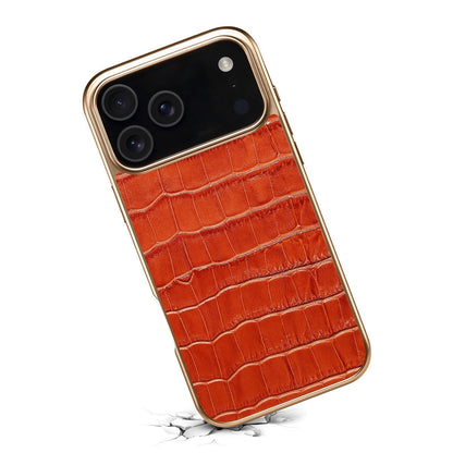 Croc-reljefna kožna torbica za iPhone