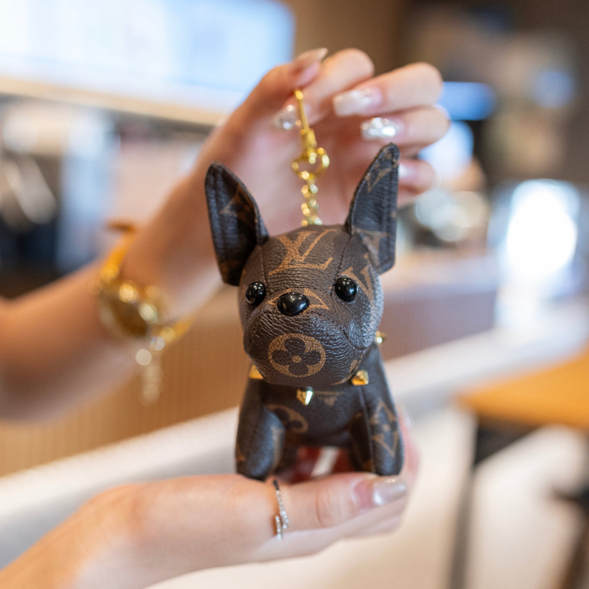 Luxury Puppy Keychain