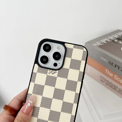 Luxus fekete-fehér Crossbody iPhone tok