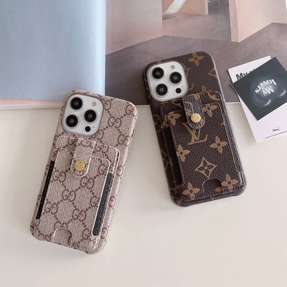 Premium kortholder iPhone-deksel