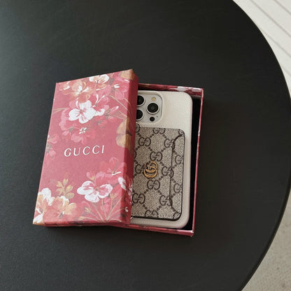 Custodia per iPhone classica a tracolla con borsa per carte Premium