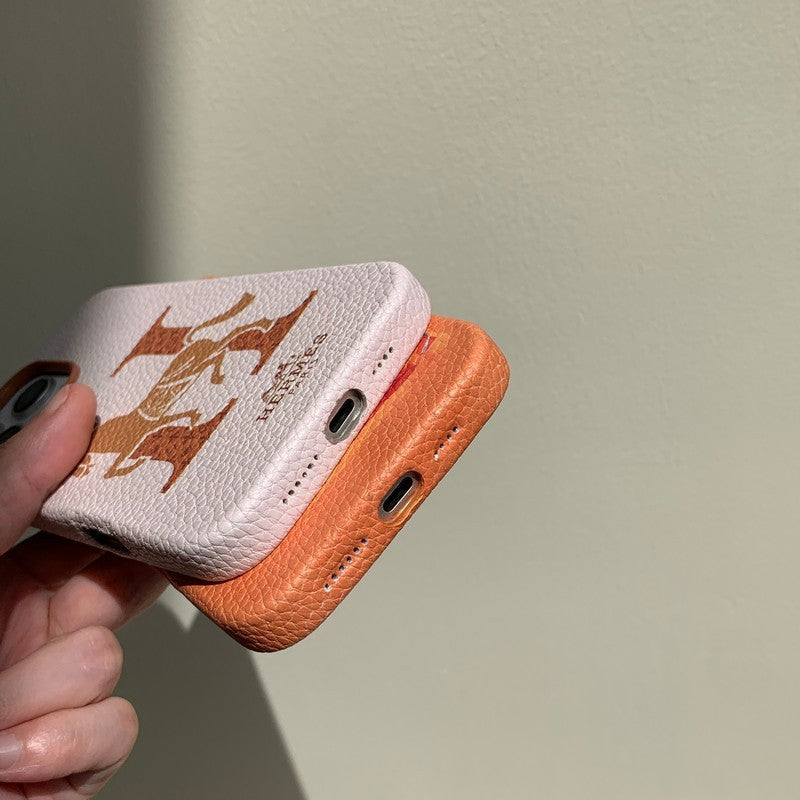 Klasické kožené puzdro na iPhone