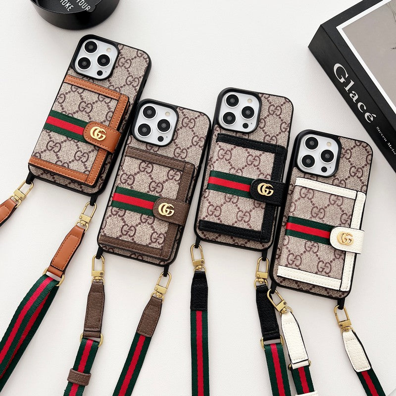 Premium Card Bag Chain Classic iPhone futrālis