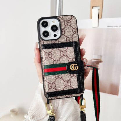 Premium Card Bag Chain Classic iPhone futrālis