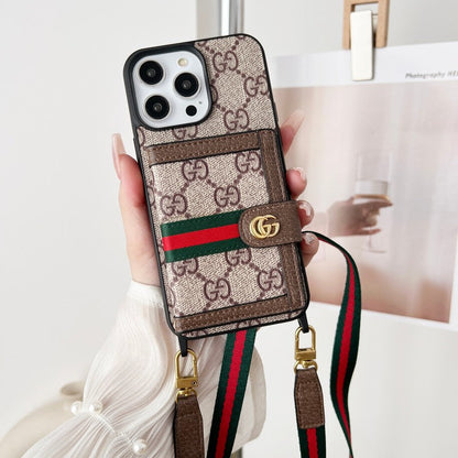 Premium Card Bag Chain Classic iPhone futrālis