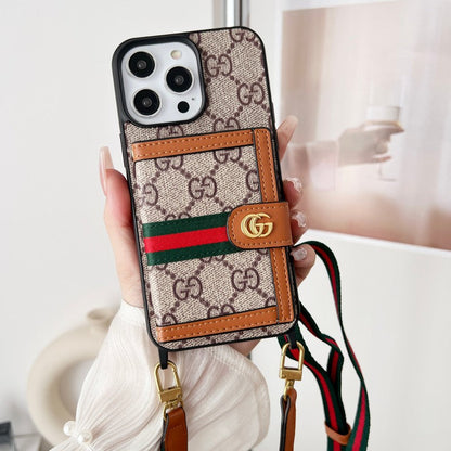 Premium Card Bag Chain Classic iPhone futrālis