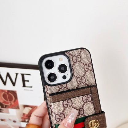 Premium Card Bag Chain Classic iPhone futrālis